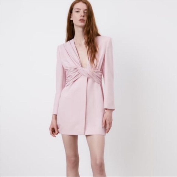 ❤️ Beautiful Zara Draped Blazer Dress - Picture 9 of 16